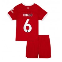 Dječji Nogometni Dres Liverpool Thiago Alcantara #6 Domaci 2023-24 Kratak Rukav (+ Kratke hlače)